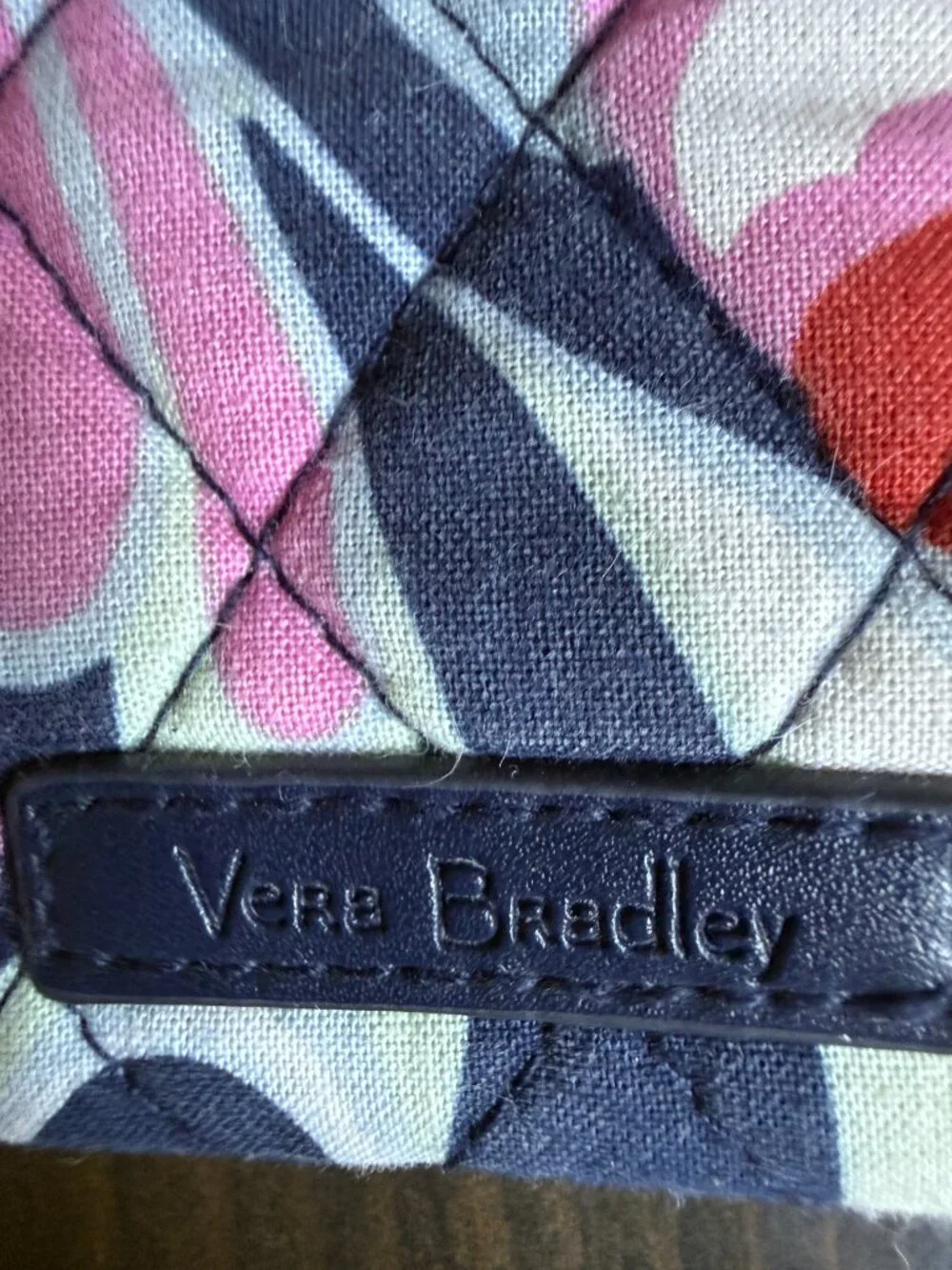 Vera Bradley RFID Mini Cellphone Crossbody Wallet Floral - Picture 7 of 7